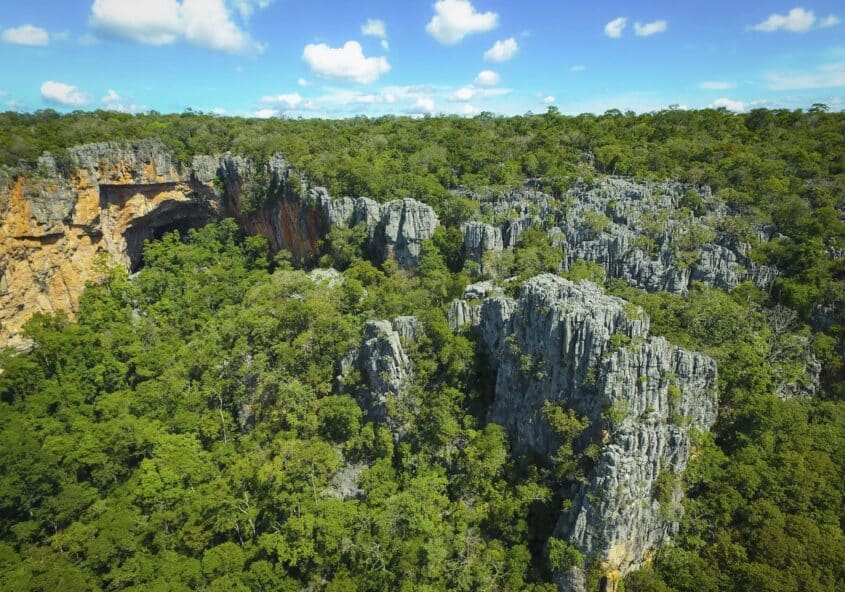 Imagens aéreas do Parque Nacional Cavernas do Peruaçu. Foto: Alexandre Lobo
